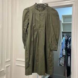 Hunter green Pomander Place Tuckernuck Dress- NEVER WORN!
